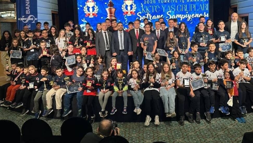 2025 KKTC yaş grupları satranç şampiyonası büyük coşkuyla gerçekleşti