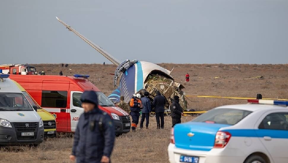 Kazakistan, Aktau kenti yakınlarında düşen uçağa ilişkin kronolojiyi paylaştı