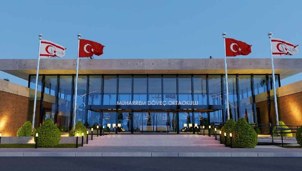 Muharrem Döveç Ortaokulu’nun yapımı tüm hızıyla devam ediyor