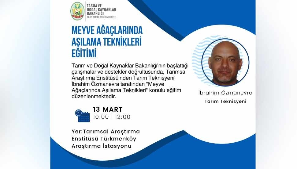 Meyve ağaçlarında aşılama teknikleri eğitimi düzenleniyor