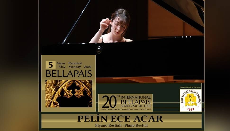 Piyanist Acar 20. Uluslararası Bellapais İlkbahar Müzik Festivali kapsamında konser verecek