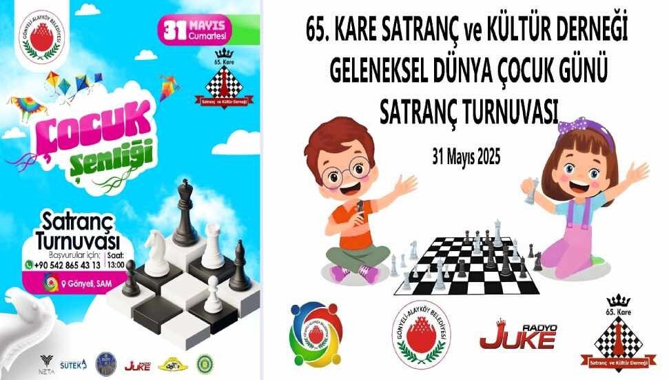 Dünya Çocuk Günü'nü satrançla kutlayacaklar