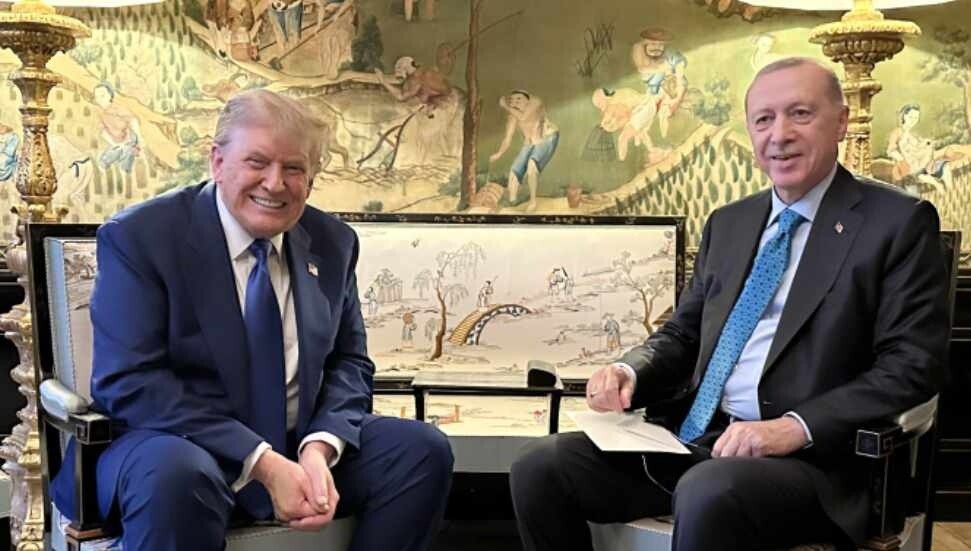 Erdoğan, Trump ile görüştü