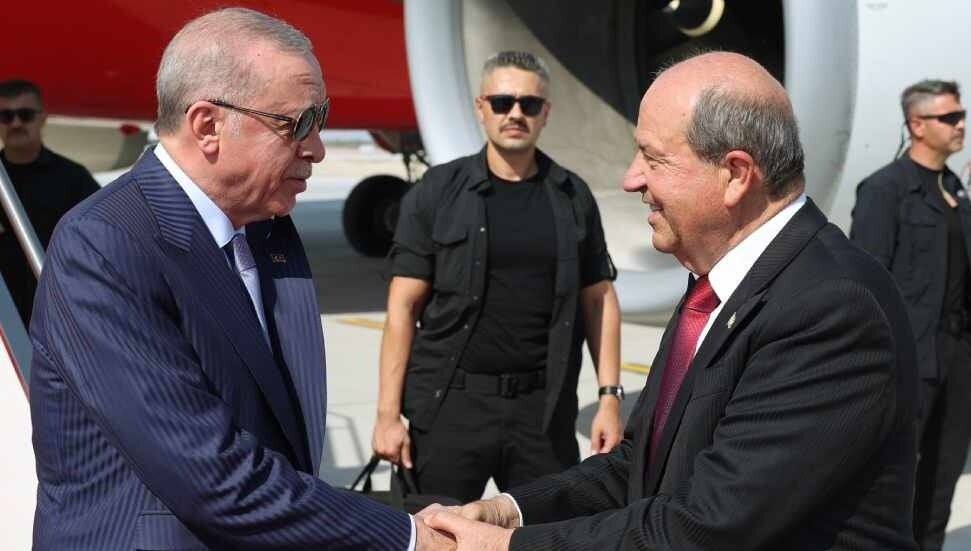 Türkiye Cumhurbaşkanı Erdoğan KKTC'de
