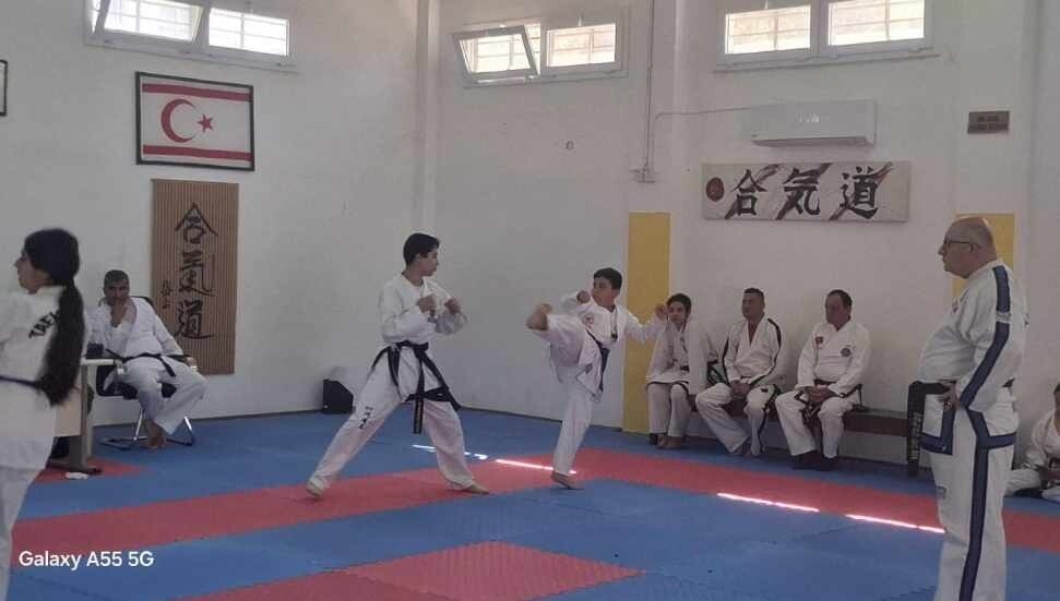 Renkli kuşak sınavı yapıldı