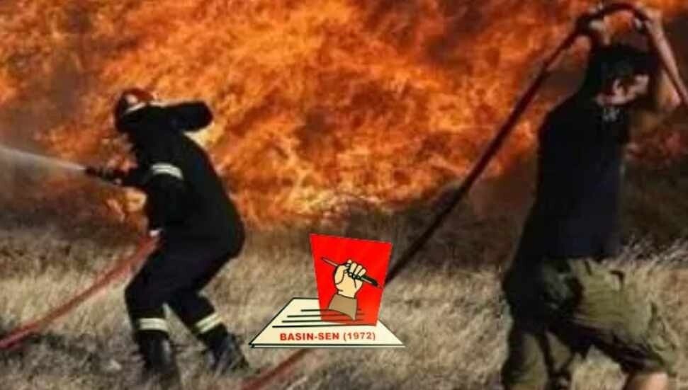Basın-Sen’den yangın felaketlerine ilişkin mesaj: Geçmiş olsun Kıbrıs, geçmiş olsun Türkiye