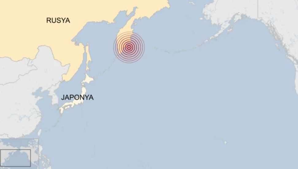Rusya'da 8.8 büyüklüğünde deprem, Japonya'da tsunami!