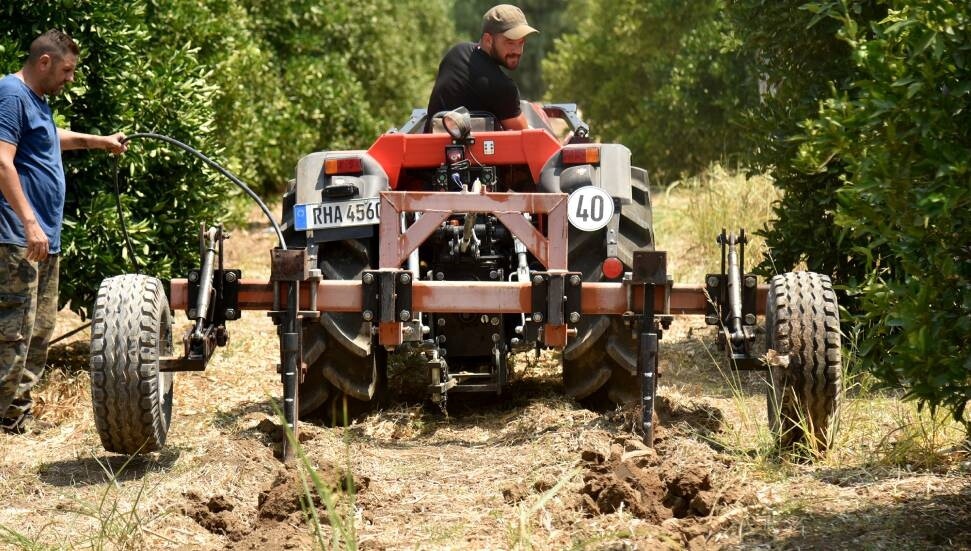 TEA yüzey altı damla sulama sisteminin avantajlarını ülke koşullarında görmek için deneme parseli kuruyor