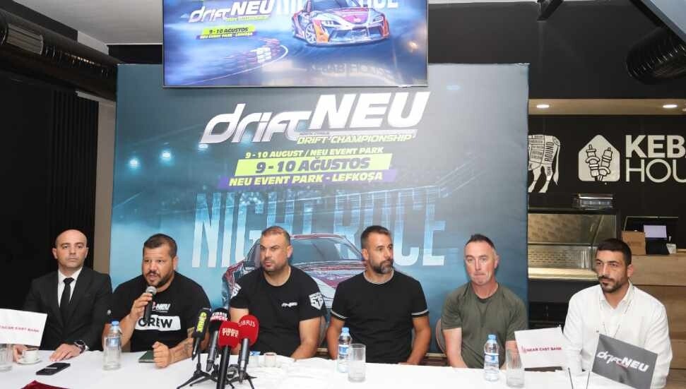 Kıbrıs Drift Şampiyonası'nda uluslararası rüzgar rekor katılım ve dünyaca ünlü isimler