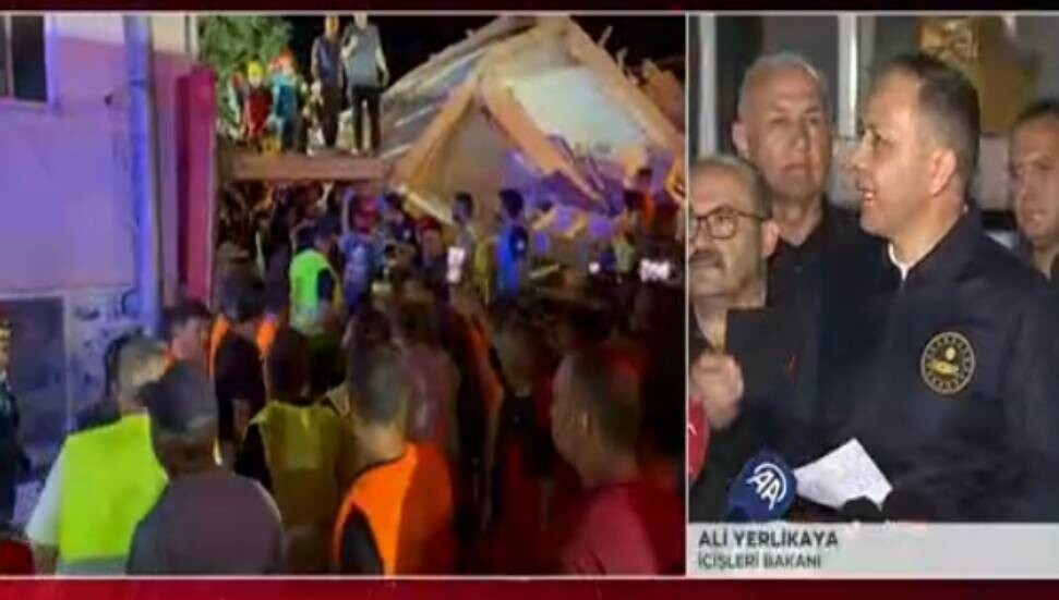 Yerlikaya deprem bölgesinden açıklamalarda bulundu: 29 yaralımız var