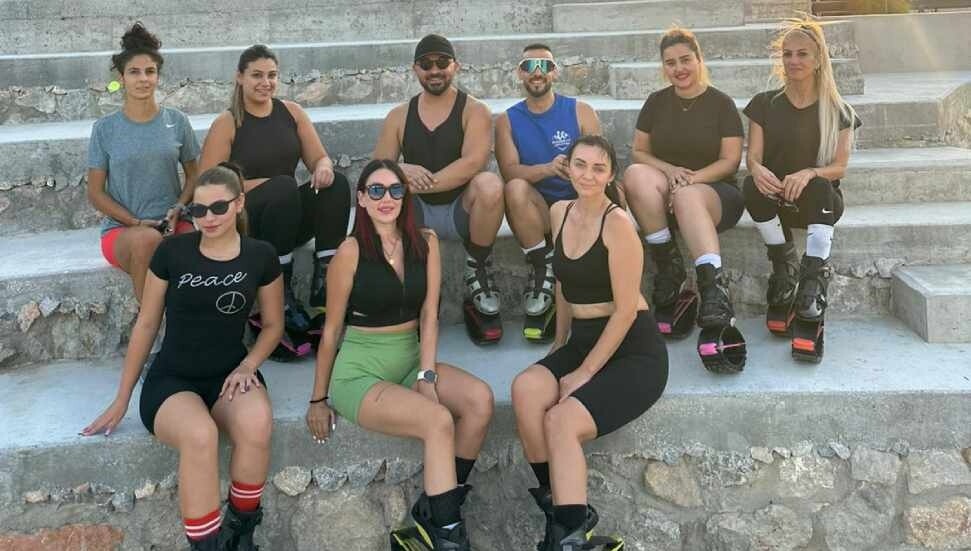 Lefkoşa Kızılbaş Parkı’nda açik havada enerji dolu kangoo jumps etkinliği!