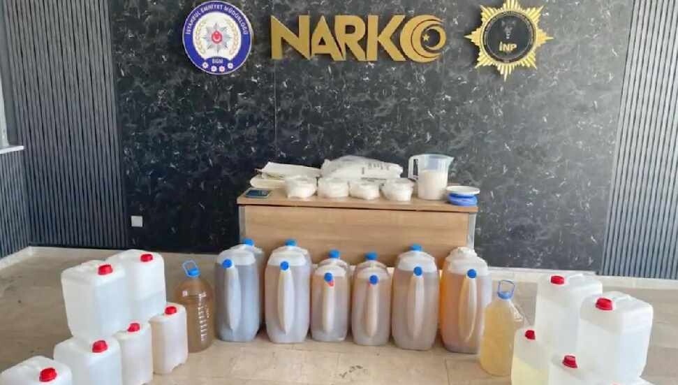 İstanbul'da operasyon: 207 kilogram metamfetamin ele geçirildi