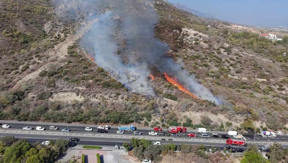 Kyrenia Forest Fire Quickly Brought Under Control