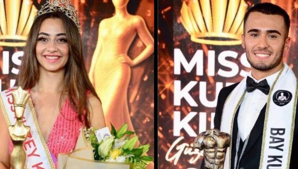 Miss Kuzey Kıbrıs Güzellik Kraliçesi 2025 Belgin Peyman oldu; Bay Kuzey Kıbrıs 2025 unvanı Serkan Mümtaz Mimar'a verildi