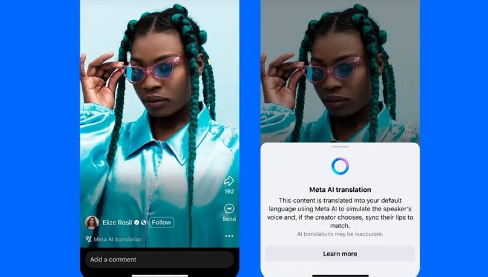 Meta, yapay zeka destekli sesli çeviri özelliğini İnstagram ve Facebook için kullanıma sundu