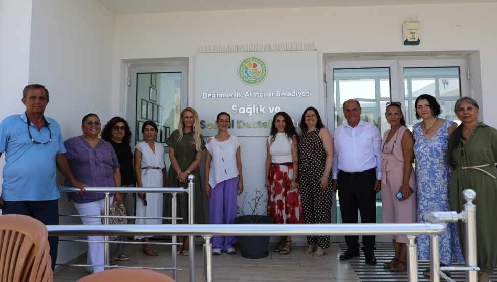 CTP Kadın Örgütü’nden Değirmenlik-Akıncılar Belediyesi Sağlık ve Sosyal Destek Merkezi’ne ziyaret
