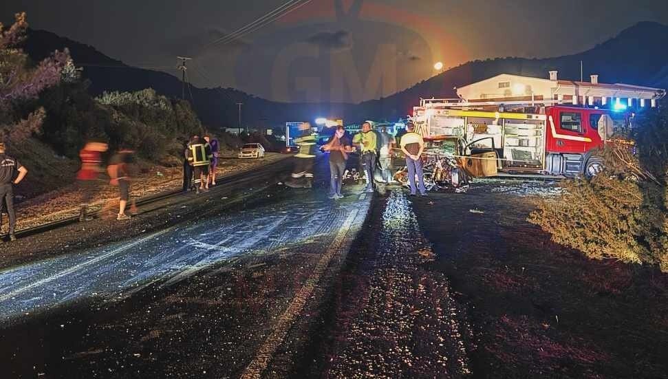 Girne-Güzelyurt ana yolunda trafik kazası: 1 kişi hayatını kaybetti!
