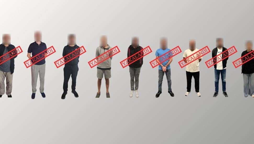 Kırmızı bültenle uluslararası seviyede aranan 9 suçlu Türkiye'ye getirildi