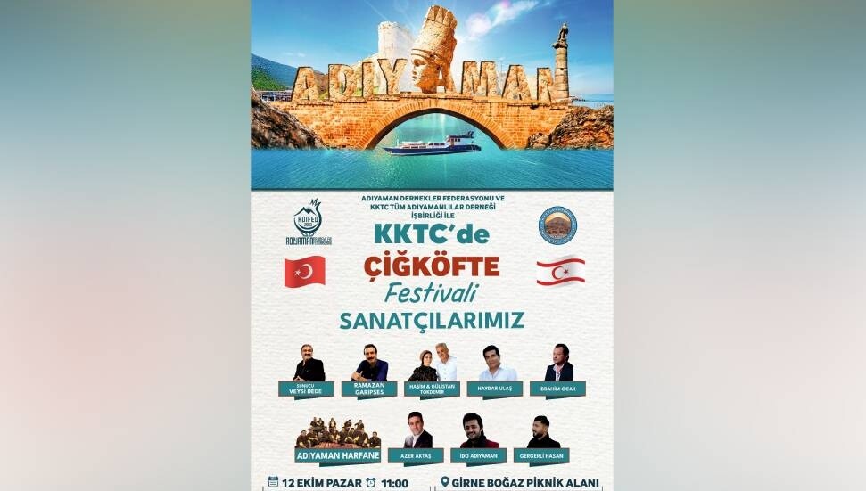 Girne Boğaz Piknik Alanı’nda “Çiğköfte Festivali” düzenleniyor