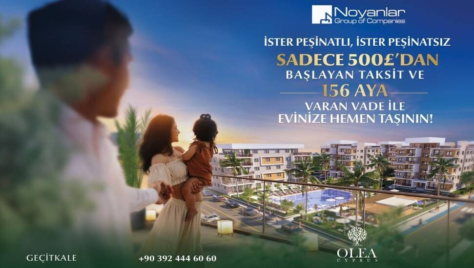 Noyanlar’dan 156 ay vadeli ve peşinatsız ev sahibi olma fırsatı!