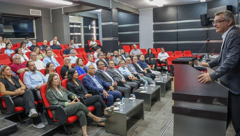 Erhürman, KTTO’yu ziyaret etti: Cumhuriyet Güvenlik Kurulu hiç toplanmadı