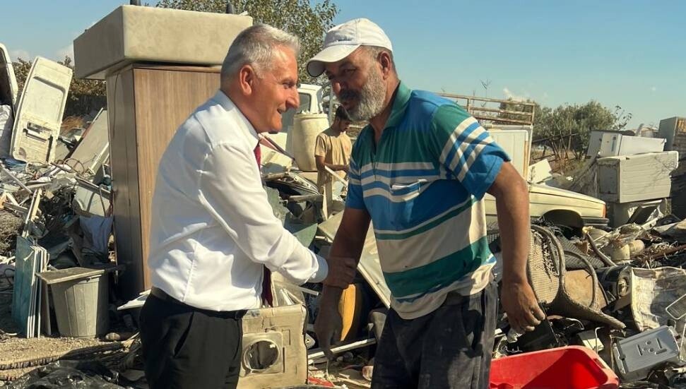 Cumhurbaşkanı adayı Hüseyin Gürlek, Haspolat'ı ziyaret etti