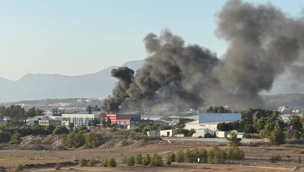 Haspolat ve Mallıdağ’da yangın!