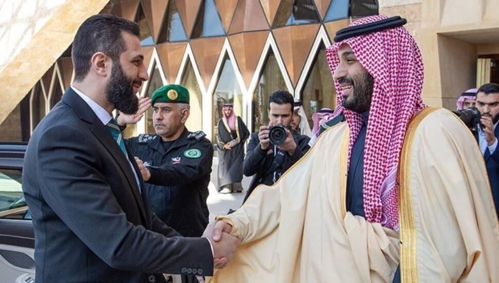 Suudi Arabistan Veliaht Prensi Bin Selman ile Suriye Cumhurbaşkanı Şara ikili ilişkileri görüştü