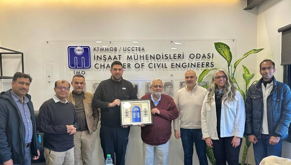 İnşaat Mühendisleri Odası, Pakistan Mühendislik Konseyi heyetini ağırladı: Geleceğe dönük zemin hazırlandı