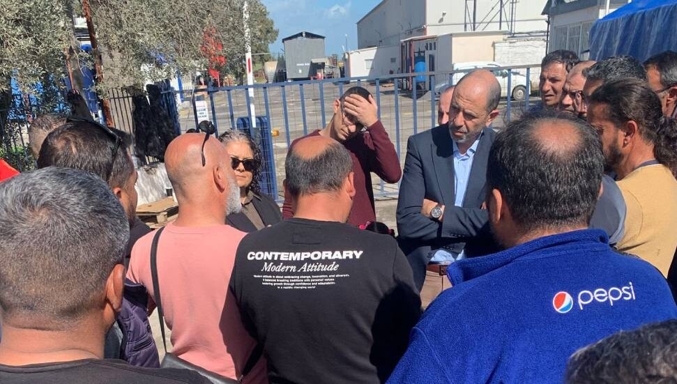 Halkın Partisi grevdeki Ektam işçilerini ziyaret etti: Çalışma Bakanlığı yasanın gereğini yapmalı