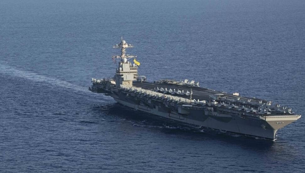 CNN: USS Gerald R. Ford uçak gemisi, Girit Adası'ndaki Suda Deniz Üssü'ne doğru yola çıktı