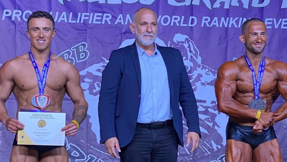 Vücut geliştirme sporcuları Makedonya’da başarılı sonuçlar aldı