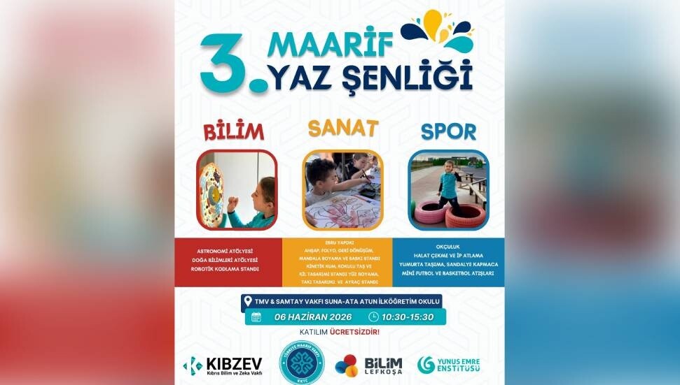 3. Maarif Yaz Şenliği başlıyor