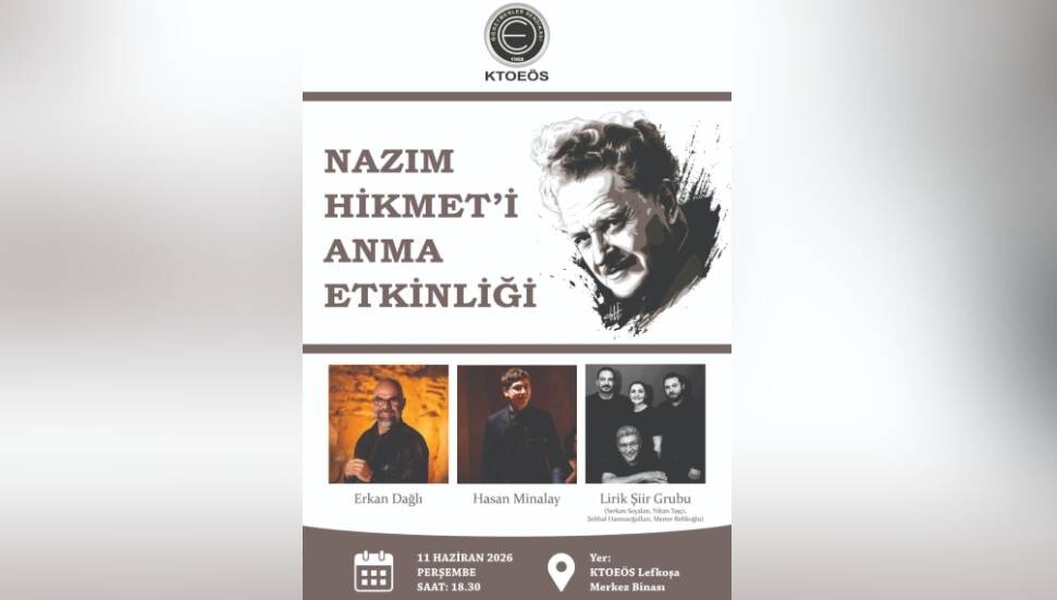 KTOEÖS’den Nazım Hikmet’i anma etkinliği