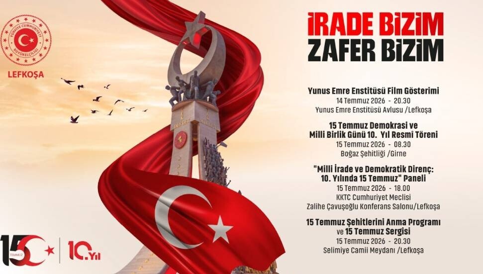 15 Temmuz Demokrasi ve Milli Birlik Günü'nün 10. yılı: Lefkoşa’da bir dizi etkinlik düzenlenecek