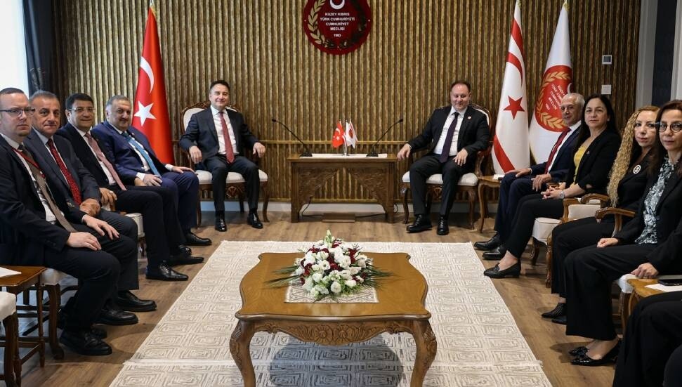 Öztürkler DEVA Partisi heyetini kabul etti: Kıbrıs davası konusunda ortak duruş en büyük gücümüz