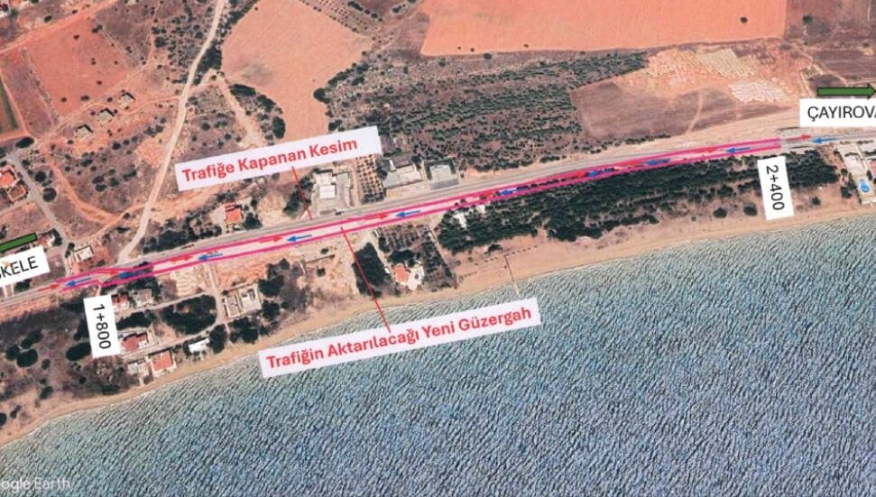 Bahçeler- Boğaz kavşakları arasındaki kesim yeni yol güzergâhına aktarılacak
