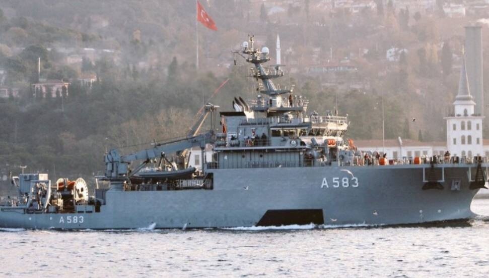 TCG IŞIN, Girne’ye doğru seyir halinde: Arama-kurtarma çalışmalarına katılacak