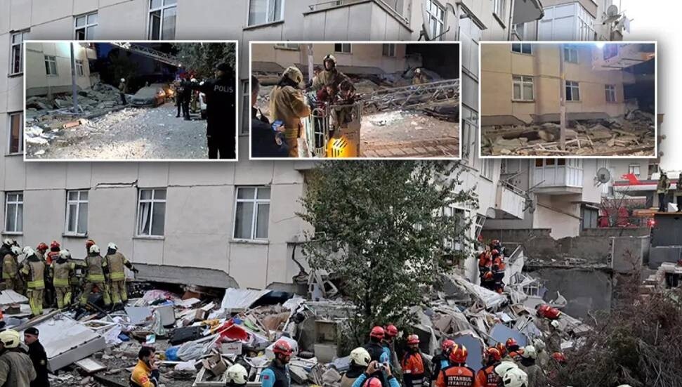 Maltepe'de 7 katlı bina çöktü: 3'ü çocuk 5 kişi hayatını kaybetti, 2 kişi gözaltında