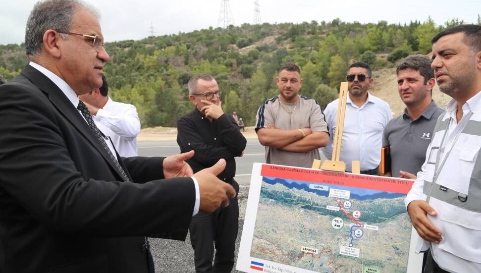 Faiz Sucuoğlu: Dağ Yolu’nu KKTC’ye hayat veren bir yola dönüştüreceğiz