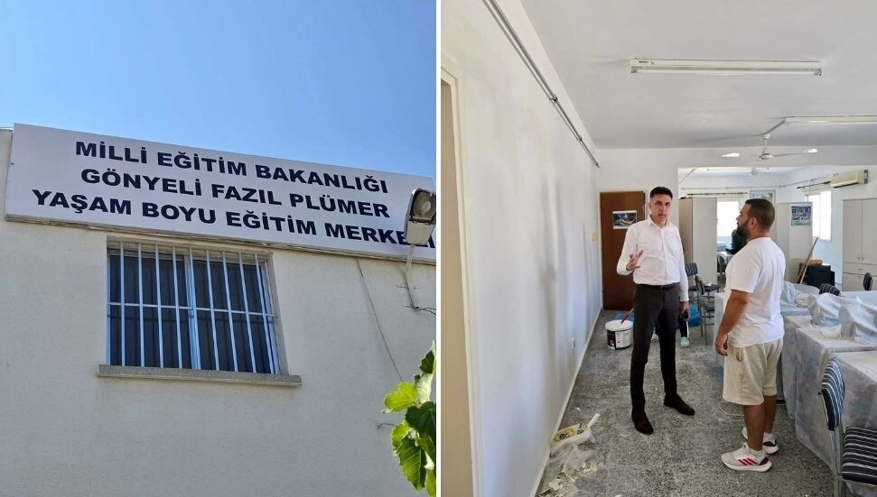 Fazıl Plümer Yaşam Boyu Eğitim Merkezi’nde yenileme çalışmaları sürüyor