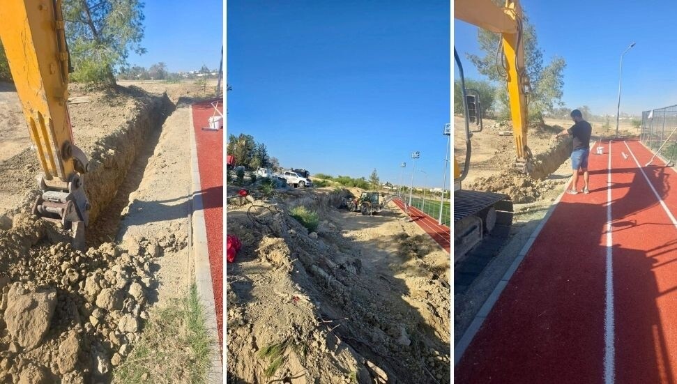 Alayköy Spor Tesisi’nde yeni etap çalışmaları başladı