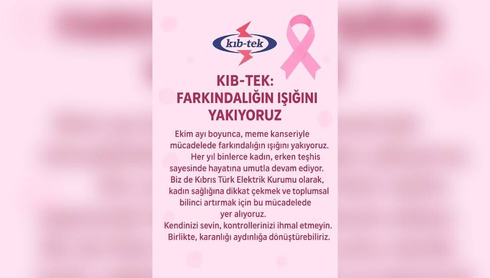 KIB-TEK, Meme Kanseri Farkındalık Ayı’nda topluma çağrıda bulundu