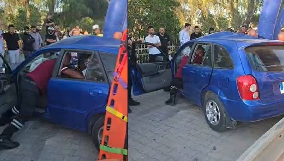 Fuar Kavşağı’nda korkutan kaza: Genç sürücü yoğun bakımda