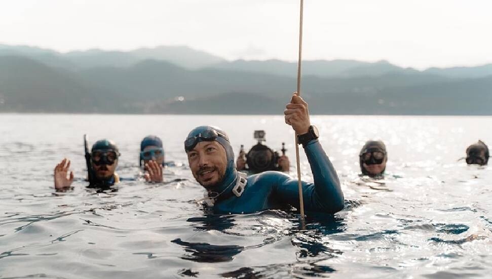 Görkem Gedik, Serbest Dalış Türkiye Şampiyonası'nda rekor kırdı