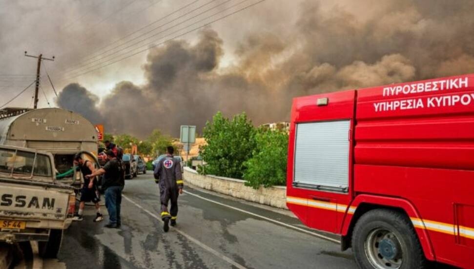 Güney Kıbrıs’ta yangın söndürme üssü kurulmasına dair çalışmalar 2019 yılında başladı