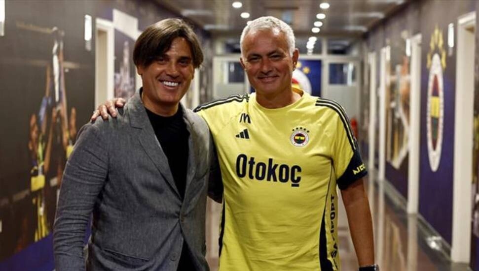 Montella'dan Mourinho'ya ziyaret
