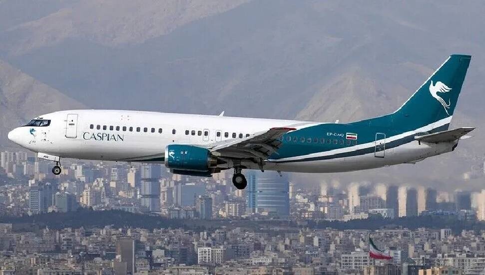 İran merkezli Caspian Airlines'e ait yolcu uçağı haciz nedeniyle seferden çekildi