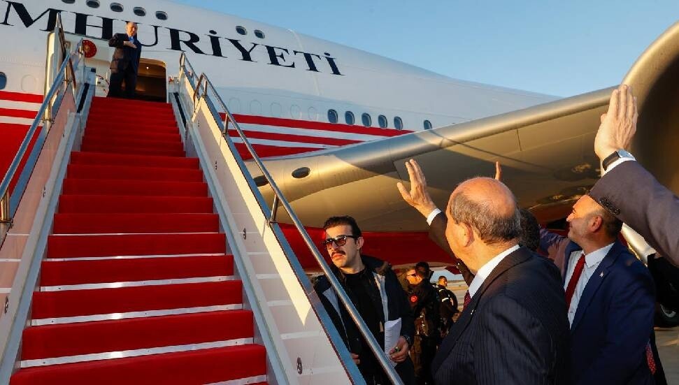 Türkiye Cumhuriyeti Cumhurbaşkanı Recep Tayyip Erdoğan KKTC’den ayrıldı