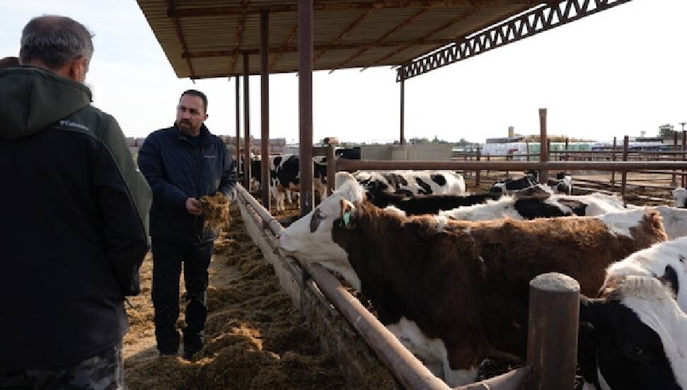 Tarım Bakanı Hüseyin Çavuş, Çaplı Süt ve Damızlık İnek Çiftliği’ni ziyaret etti